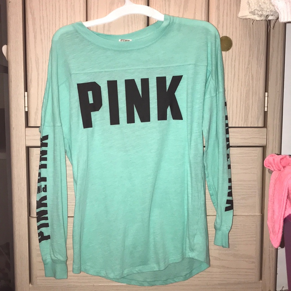 PINK long sleeve shirt with open back